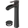 VIGO Niko Single-Handle Single Hole Bathroom Faucet in Antique Rubbed Bronze