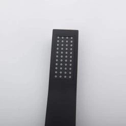 Magic Home 1-Spray 8.66 in. Square Bathroom Exposed Rainfall Pressure-Balanced Complete Shower System Valve Included in Black -Bathroom Faucets Store black magic home wall bar shower kits mh kst ms308b 1d 1000