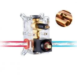 Zalerock Rain 1-Spray Square 10 in. Shower System Shower Head with Handheld in Black -Bathroom Faucets Store black zalerock shower faucets haz023 44 1000