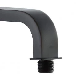 Glacier Bay Modern 10 in. Brass Square Shower Arm in Bronze -Bathroom Faucets Store bronze glacier bay shower arm extensions hd59302 2727d 4f 1000