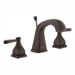 Glacier Bay Milner 8 in. Widespread 2-Handle High-Arc Bathroom Faucet in Bronze