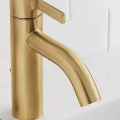 Glacier Bay Ryden Single Hole Single-Handle Bathroom Faucet in Brushed Bronze -Bathroom Faucets Store brushed bronze glacier bay single hole bathroom faucets fs1a9277cz 1d 1000