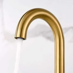 LUXIER Contemporary 8 in. Widespread Double Handle Bathroom Faucet with Pop-Up Drain in Brushed Gold -Bathroom Faucets Store brushed gold luxier widespread bathroom faucets wsp11 tg 44 1000