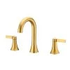 LUXIER Contemporary 8 in. Widespread Double Handle Bathroom Faucet with Pop-Up Drain in Brushed Gold