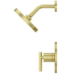 Pfister Contempra 1-Handle Shower Faucet Trim in Brushed Gold (Valve Not Included) -Bathroom Faucets Store brushed gold pfister shower faucets lg89 7ncbg 1f 1000