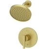 Pfister Contempra 1-Handle Shower Faucet Trim in Brushed Gold (Valve Not Included)