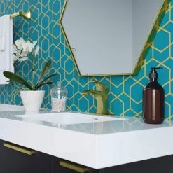 Pfister Venturi Single Hole Single-Handle Bathroom Faucet in Brushed Gold -Bathroom Faucets Store brushed gold pfister single hole bathroom faucets lf 042 vnbg 40 1000