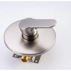 Rainlex Single-Handle 1-Spray Round High Pressure Shower Faucet with 10 in. Shower Head in Brushed Nickel (Valve Included) -Bathroom Faucets Store brushed nckel rainlex shower faucets w96201bn 10 1f 1000