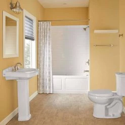 American Standard Chatfield Single-Handle 3-Spray Tub and Shower Faucet with 1.8 GPM in Brushed Nickel (Valve Included) -Bathroom Faucets Store brushed nickel american standard bathtub shower faucet combos 7413508 295 1d 1000