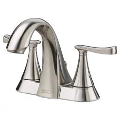 American Standard Chatfield 4 in. Centerset 2-Handle Bathroom Faucet in Brushed Nickel -Bathroom Faucets Store brushed nickel american standard centerset bathroom faucets 7413201 295 1d 1000