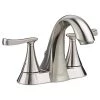 American Standard Chatfield 4 in. Centerset 2-Handle Bathroom Faucet in Brushed Nickel