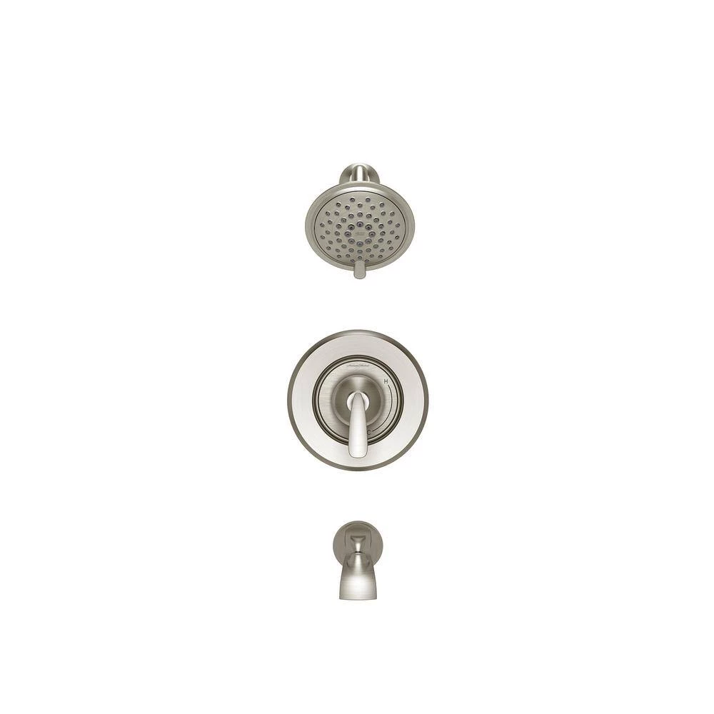 American Standard Somerville Single-Handle 3-Spray Shower Faucet in Brushed Nickel (Valve Included) 2 American Standard Somerville Single-Handle 3-Spray Shower Faucet in Brushed Nickel (Valve Included) - Image 2