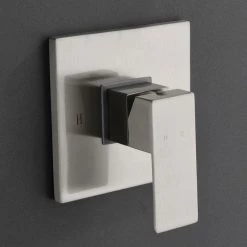 Aurora Decor ACAD Single-Handle 1-Spray Patterns Square 10 in. Wall Mount Rain Fixed Shower Faucet in Brushed Nickel (Valve Included) -Bathroom Faucets Store brushed nickel aurora decor shower faucets dsfhd2bnk0718 44 1000