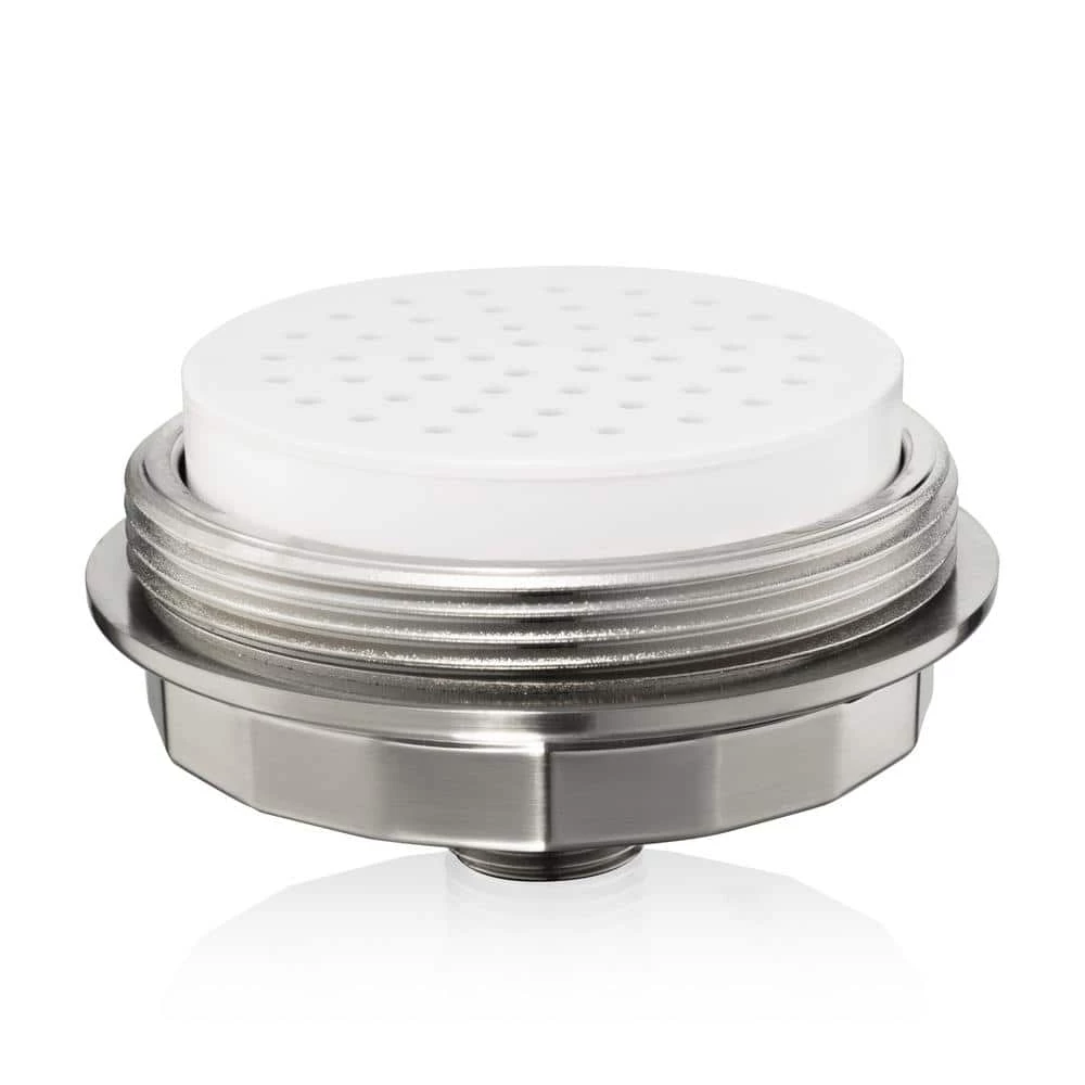 Brondell VivaSpring Universal KDF Compact Shower Head Filter in Brushed Nickel 3 Brondell VivaSpring Universal KDF Compact Shower Head Filter in Brushed Nickel - Image 3