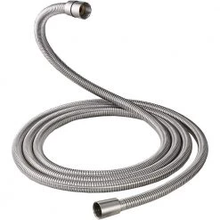 BWE 98.5 in. Stainless Steel Replacement Handheld Shower Hose in Brushed Nickel
