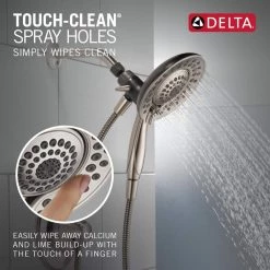 Delta Lahara In2ition 2-in-1 Single-Handle 5-Spray Tub and Shower Faucet in Brushed Nickel -Bathroom Faucets Store brushed nickel delta bathtub shower faucet combos 144938dc ss i20 a0 1000