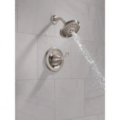 Delta Porter Single-Handle 3-Spray Shower Faucet in Brushed Nickel (Valve Included) -Bathroom Faucets Store brushed nickel delta shower faucets 142984c bn a 1f 1000