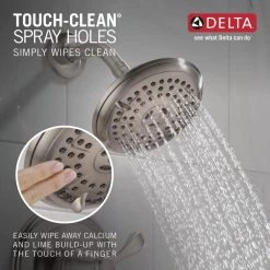 Delta Porter Single-Handle 3-Spray Shower Faucet in Brushed Nickel (Valve Included) -Bathroom Faucets Store brushed nickel delta shower faucets 142984c bn a 66 1000