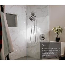 ELLO&ALLO Single-Handle 24-Spray Tub and Shower Faucet with 5 in. Shower Head in Brushed Nickel (Valve Included) -Bathroom Faucets Store brushed nickel ello allo bathtub shower faucet combos es n 1005 44 1000