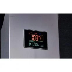 ELLO&ALLO 53 in. 2-Jet Shower Panel System with Shelf LED Rainfall and Mist Head Hand Shower and Tub Spout in Brushed Nickel -Bathroom Faucets Store brushed nickel ello allo shower towers 8035 f1 07 06 02 s01 fa 1000