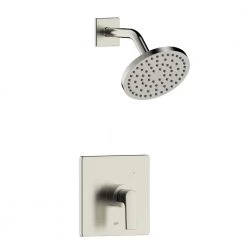 Fontaine by Italia Chatelet Single-Handle 1-Spray Settings Round Shower Faucet Set in Brushed Nickel with Pressure Balance Valve Included