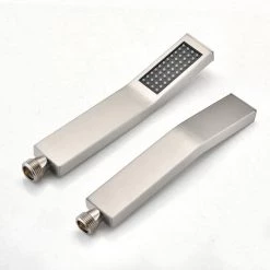 GIVING TREE 2-Spray Patterns with 2.0 GPM 12 in. Wall Mount Dual Shower Head Hand Shower Faucet in Brushed Nickel (Valve Included) -Bathroom Faucets Store brushed nickel giving tree dual shower heads xlhddtsh0006 fa 1000