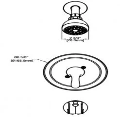 Glacier Bay Builders Single-Handle 1-Spray Tub and Shower Faucet in Brushed Nickel (Valve Included) -Bathroom Faucets Store brushed nickel glacier bay bathtub shower faucet combos 873x 0804 4f 1000