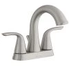 Glacier Bay Irena 4 in. Centerset 2-Handle Bathroom Faucet in Brushed Nickel