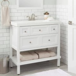 Glacier Bay Edgewood 4 in. Centerset 2-Handle High-Arc Bathroom Faucet in Brushed Nickel -Bathroom Faucets Store brushed nickel glacier bay centerset bathroom faucets hd65415w 6204 40 1000