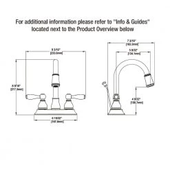 Glacier Bay Mandouri 4 in. Centerset 2-Handle LED High-Arc Bathroom Faucet in Brushed Nickel -Bathroom Faucets Store brushed nickel glacier bay centerset bathroom faucets hd67513w 6504 1f 1000