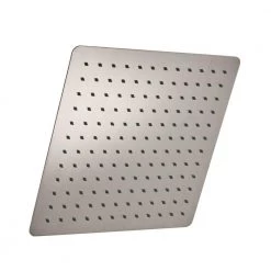 Glacier Bay Modern 1-Spray 12 in. Single Ceiling Mount Fixed Shower Head in Brushed Nickel