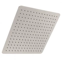 Glacier Bay Modern 1-Spray 16 in. Single Ceiling Mount Fixed Rain Shower Head in Brushed Nickel