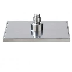 Glacier Bay Modern 1-Spray 8 in. Single Wall Mount Fixed Rain Shower Head in Brushed Nickel -Bathroom Faucets Store brushed nickel glacier bay fixed shower heads hd56081 x404 c3 1000