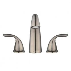 Glacier Bay Builders 2-Handle Deck-Mount Roman Tub Faucet in Brushed Nickel -Bathroom Faucets Store brushed nickel glacier bay roman tub faucets 461 3004 1d 1000
