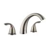 Glacier Bay Builders 2-Handle Deck-Mount Roman Tub Faucet in Brushed Nickel