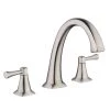 Glacier Bay Stillmore 2-Handle Deck-Mount Roman Tub Faucet in Brushed Nickel