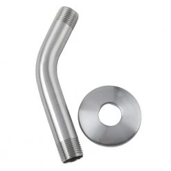 Glacier Bay 6 in. Shower Arm and Flange in Brushed Nickel -Bathroom Faucets Store brushed nickel glacier bay shower arm extensions 3075 502 40 1000