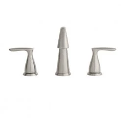 Glacier Bay Meansville 8 in. Widespread 2-Handle High-Arc Bathroom Faucet in Brushed Nickel -Bathroom Faucets Store brushed nickel glacier bay widespread bathroom faucets hd67307w 6104 c3 1000