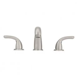Glacier Bay Builders 8 in. Widespread 2-Handle High-Arc Bathroom Faucet in Brushed Nickel -Bathroom Faucets Store brushed nickel glacier bay widespread bathroom faucets hd67364w 6b04 66 1000