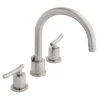 Glacier Bay Dorset 8 in. Widespread 2-Handle High-Arc Bathroom Faucet in Brushed Nickel