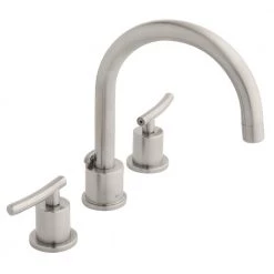 Glacier Bay Dorset 8 in. Widespread 2-Handle High-Arc Bathroom Faucet in Brushed Nickel