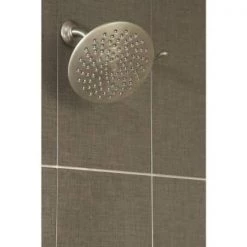 MOEN Velocity 2-Spray 8 in. Single Wall Mount Fixed Adjustable Spray Shower Head in Brushed Nickel 11 MOEN Velocity 2-Spray 8 in. Single Wall Mount Fixed Adjustable Spray Shower Head in Brushed Nickel -Bathroom Faucets Store brushed nickel moen fixed shower heads s6320epbn 1d 1000