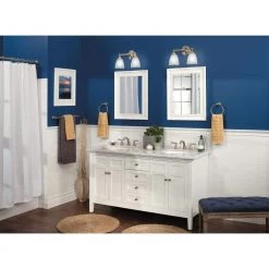 MOEN Brantford 8 in. Widespread 2-Handle High-Arc Bathroom Faucet Trim Kit in Brushed Nickel (Valve Included) -Bathroom Faucets Store brushed nickel moen widespread bathroom faucets t6620bn 9000 c3 1000