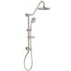 PULSE Showerspas Kauai III 3-Spray Handshower and Showerhead Combo Kit in Brushed Nickel