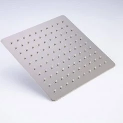 Rainlex 10 in. Shower Head Single-Handle 1-Spray Square High Pressure Shower Faucet in Brushed Nickel (Valve Included) -Bathroom Faucets Store brushed nickel rainlex shower faucets rx93101bn 10 1f 1000