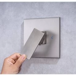 Rainlex 10 in. Shower Head Single-Handle 1-Spray Square High Pressure Shower Faucet in Brushed Nickel (Valve Included) -Bathroom Faucets Store brushed nickel rainlex shower faucets rx93101bn 10 4f 1000