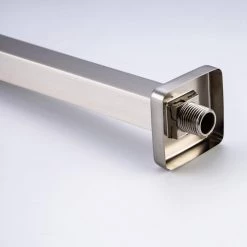 Rainlex 10 in. Shower Head Single-Handle 1-Spray Square High Pressure Shower Faucet in Brushed Nickel (Valve Included) -Bathroom Faucets Store brushed nickel rainlex shower faucets rx93101bn 10 fa 1000