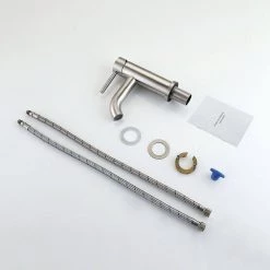 Satico Single-Handle Single Hole Bathroom Faucet in Brushed Nickel -Bathroom Faucets Store brushed nickel satico single hole bathroom faucets xl40940 n fa 1000