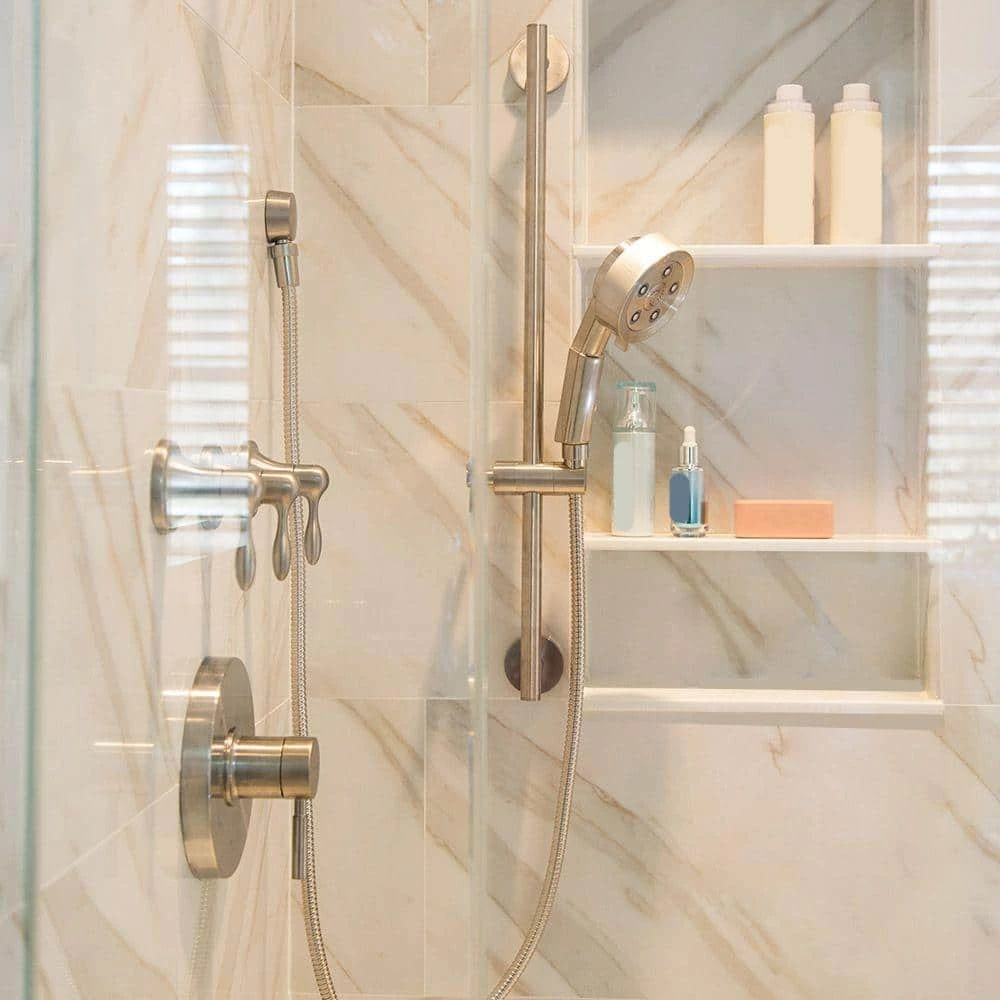 Speakman Neo 25-3/4 in. Shower Slide Bar in Brushed Nickel 4 Speakman Neo 25-3/4 in. Shower Slide Bar in Brushed Nickel - Image 4