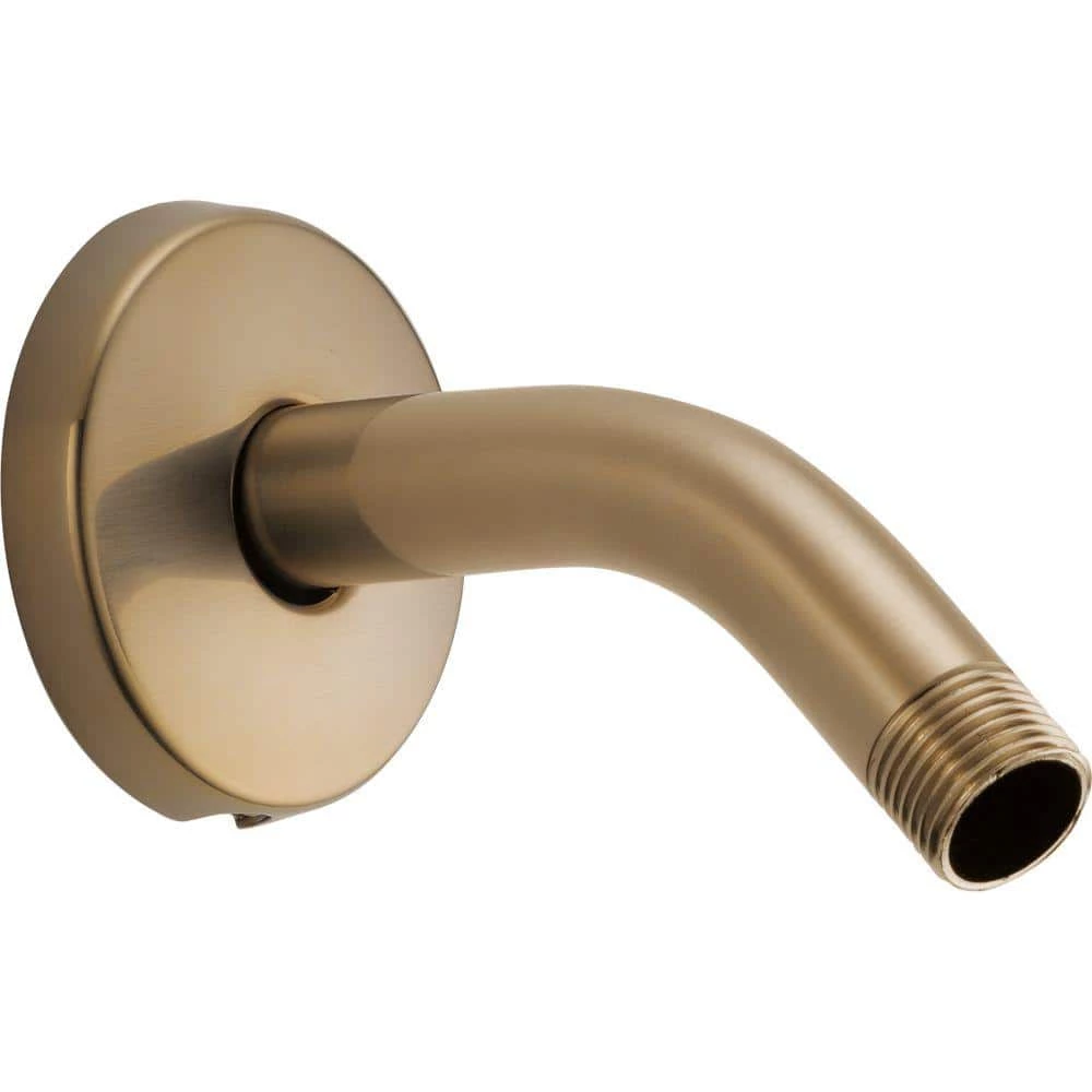 Delta 6 in. Shower Arm and Flange in Champagne Bronze 1 Delta 6 in. Shower Arm and Flange in Champagne Bronze